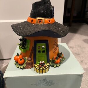 Partylite Pumpkin Witch House